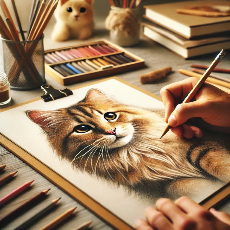 Mastering the Art of Drawing:8mi9vnj1ccs= Cat